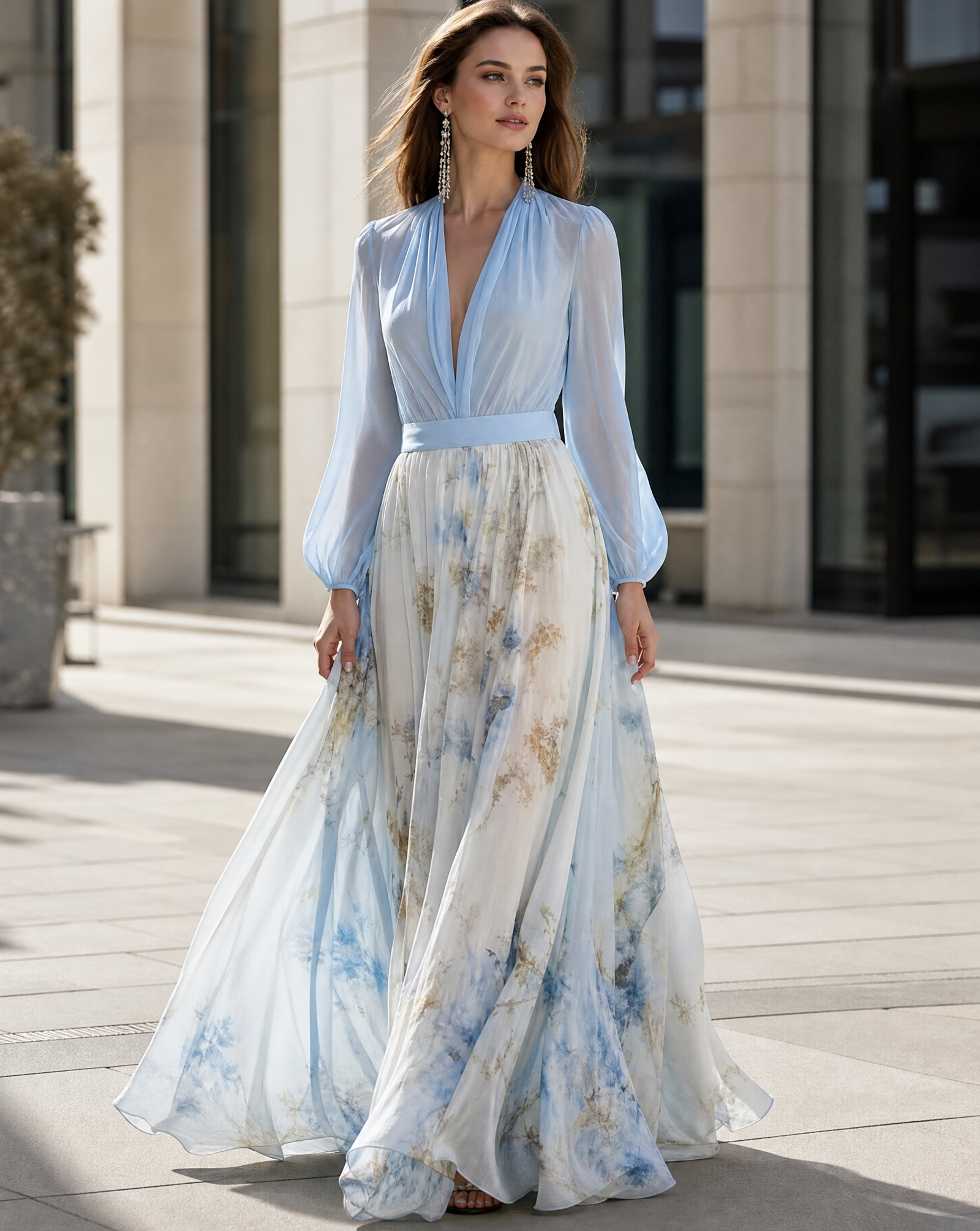 Women's Floral Maxi Dress for Parties - Image 5