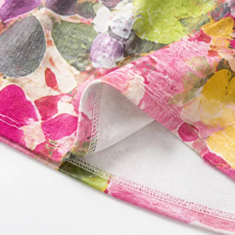 Summer Dresses for Women with Floral Print, Midi Length and Pockets