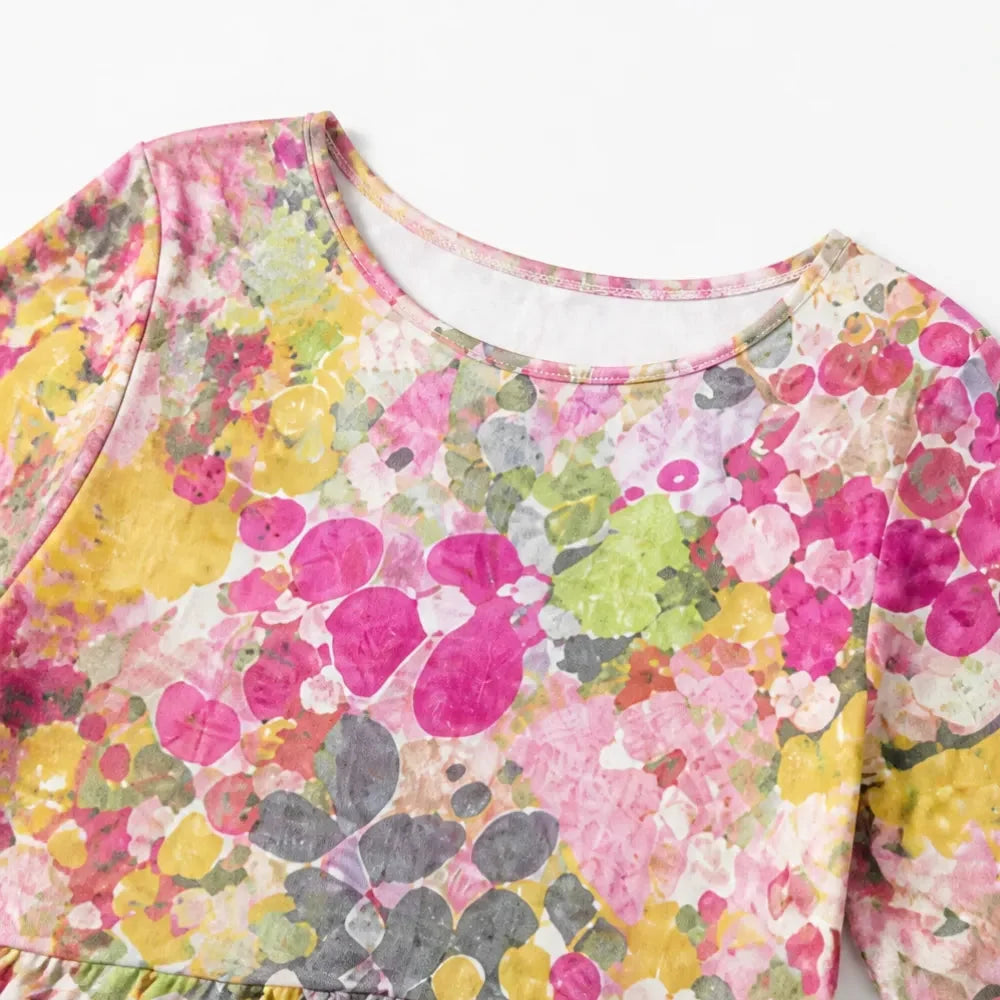 Summer Dresses for Women with Floral Print, Midi Length and Pockets