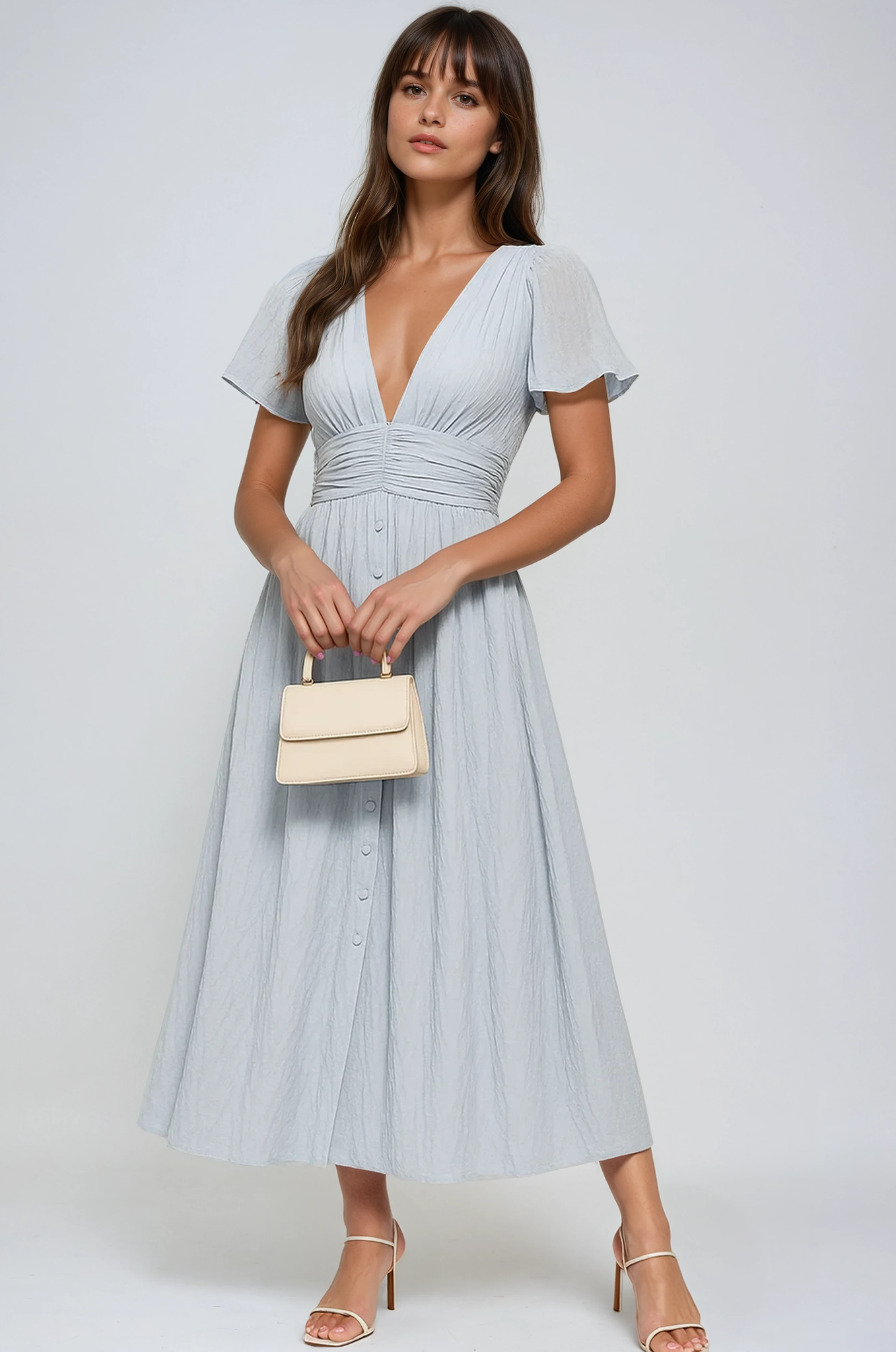 Women's Boho Style Midi Dress - Image 1
