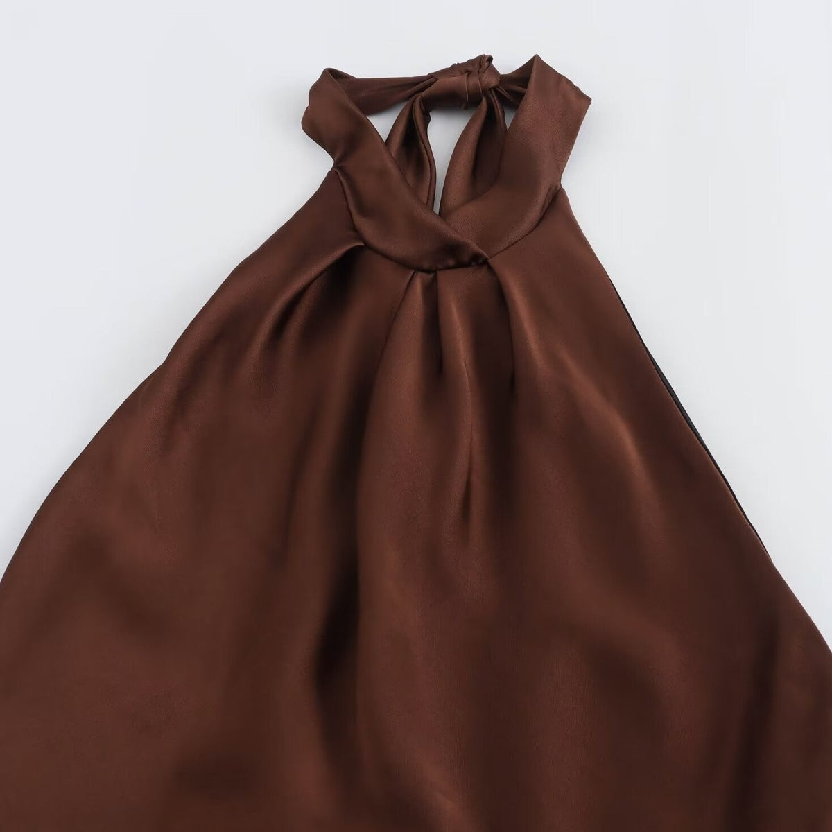 Women's Brown Maxi Dress for Evening Events - Image 6