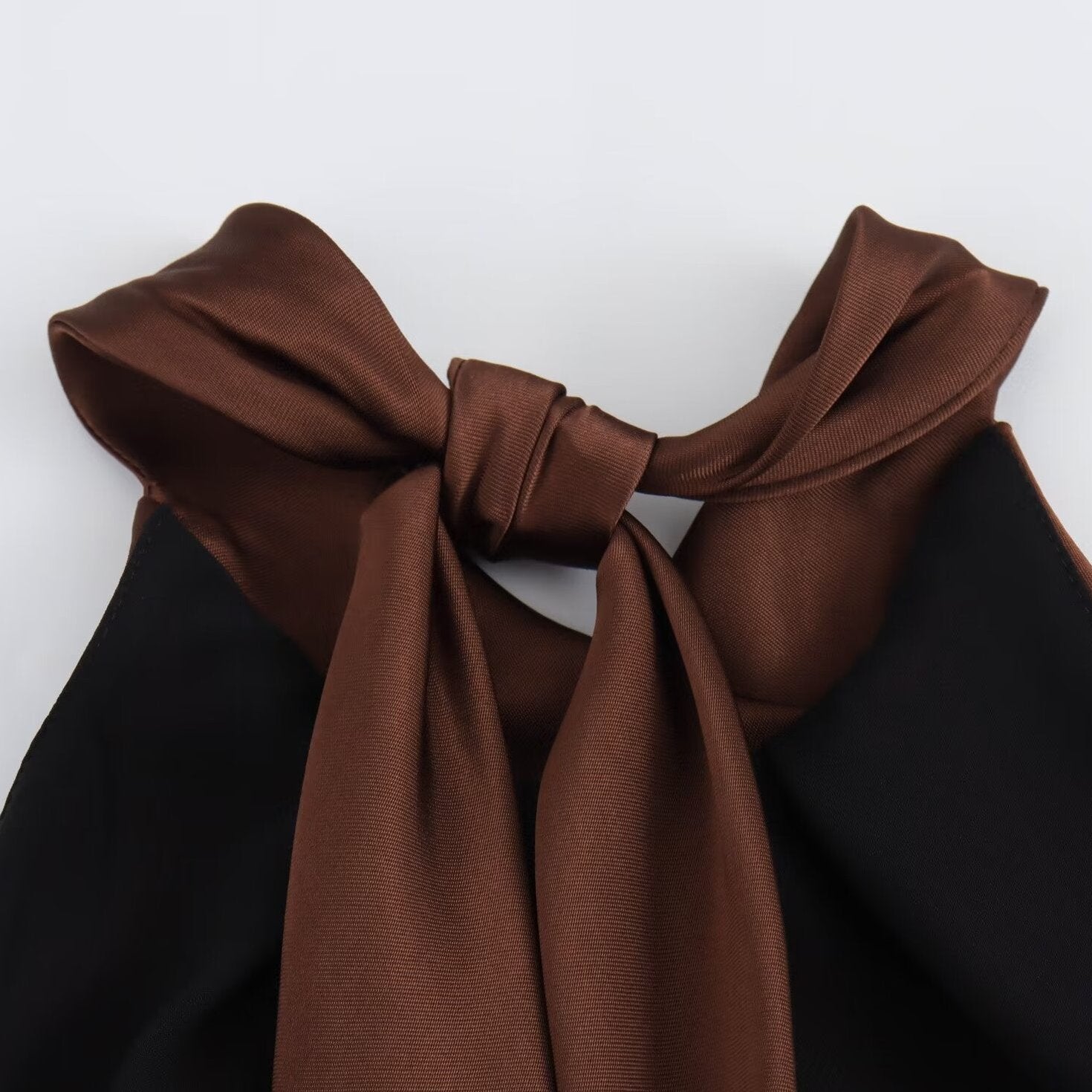 Women's Brown Maxi Dress for Evening Events - Image 7