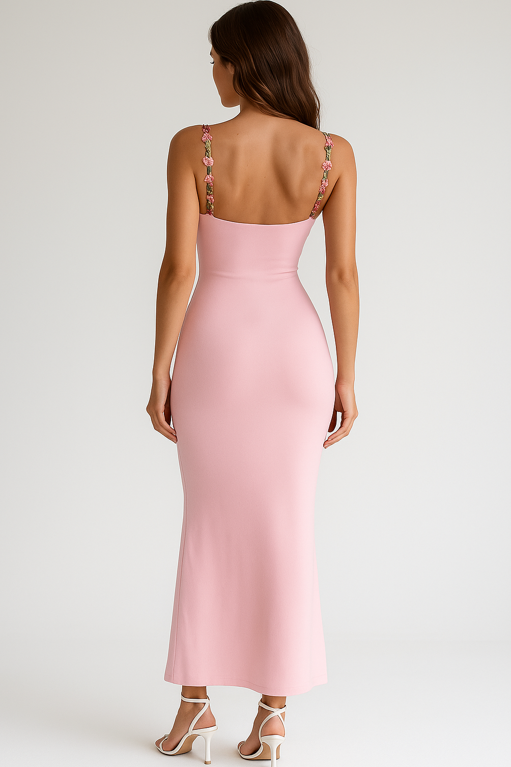 Women's Floral Embroidered Maxi Dress - Image 2