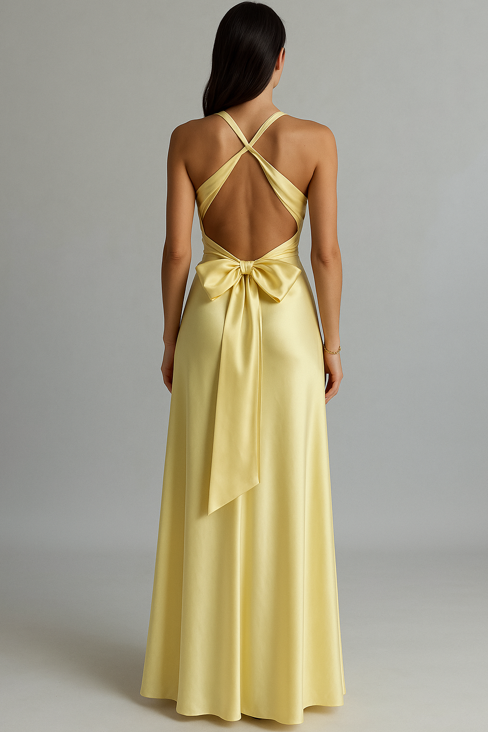 Women's Halter Neck Maxi Dress for Formal Events - Image 2