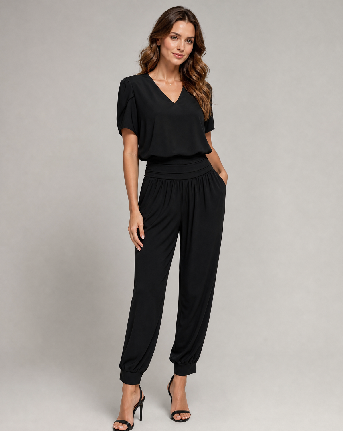 Women's Top and Trouser Co-Ord Set - Image 1