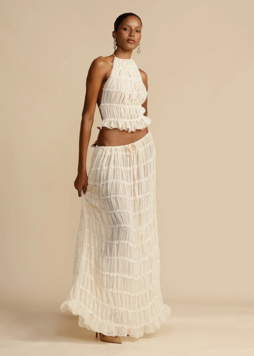 Women's Two-Piece Top and Skirt Set - Image 4