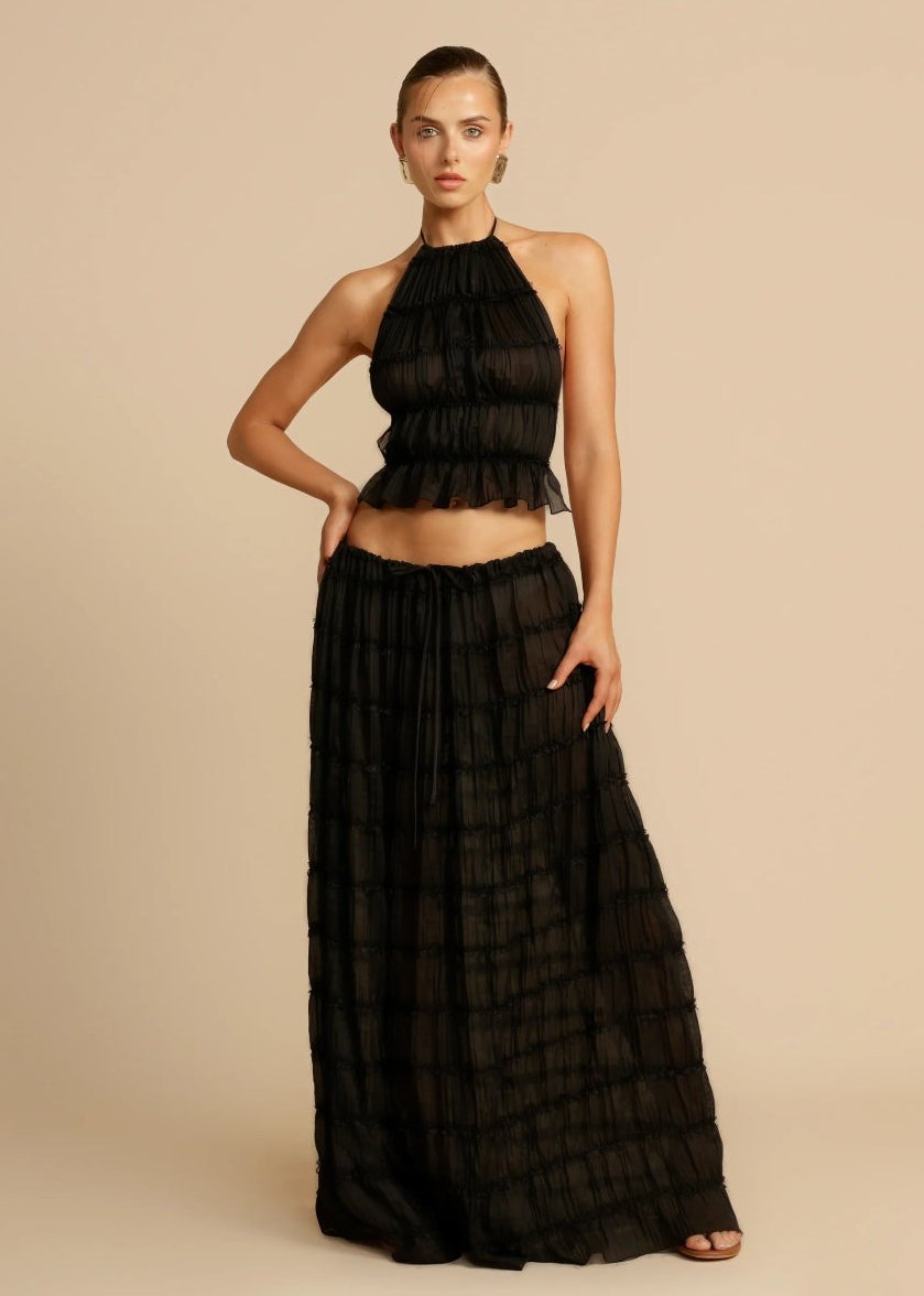 Women's Two-Piece Top and Skirt Set - Image 8